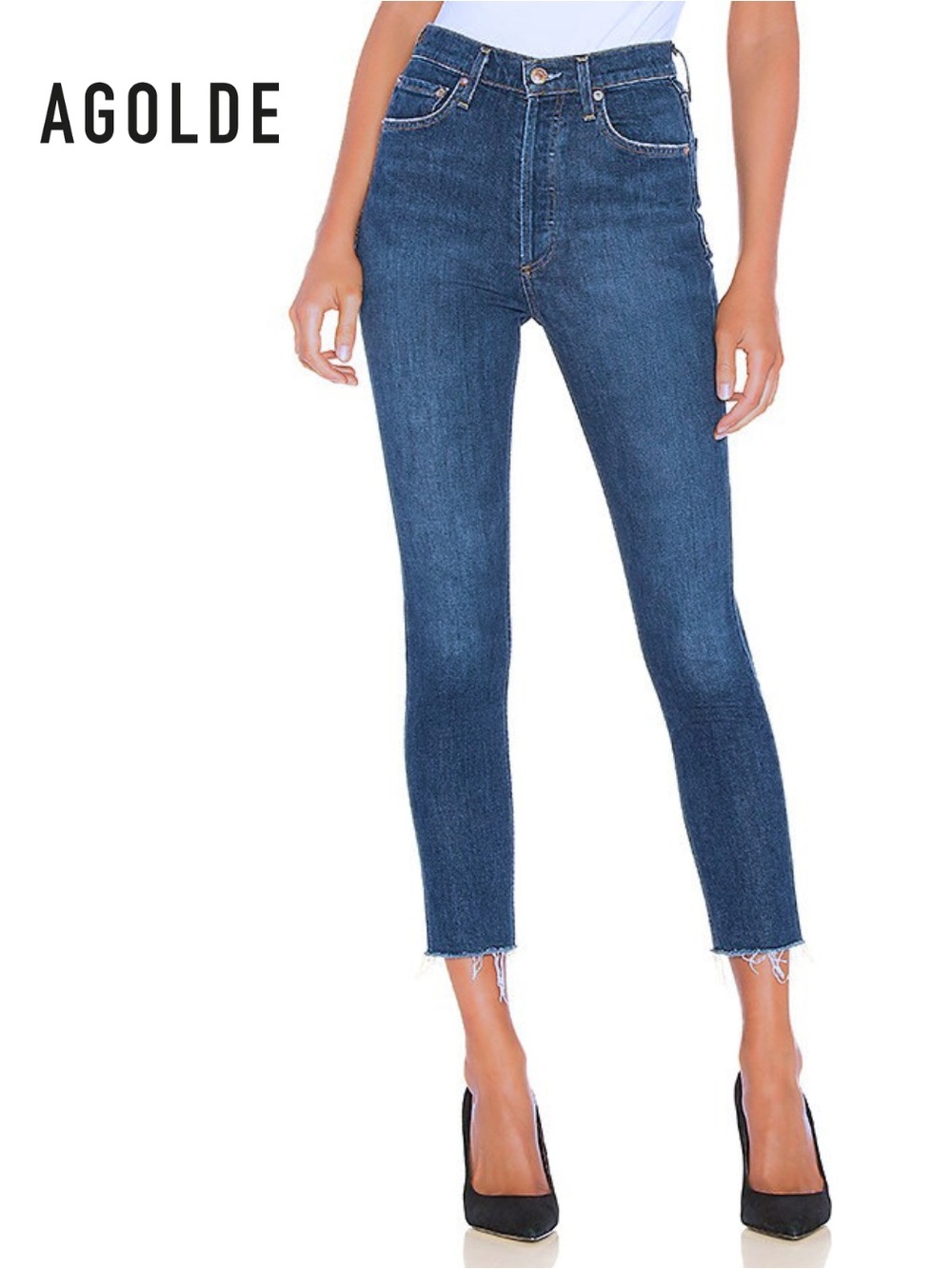 AGOLDE Nico High-Rise Slim Jeans